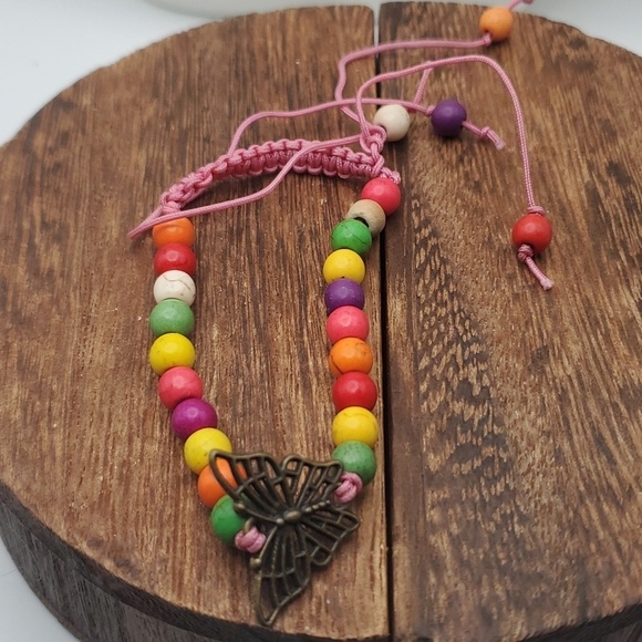 Jewelry - B2135 copper Indian‎ summer colorful bracelet butterfly 🦋